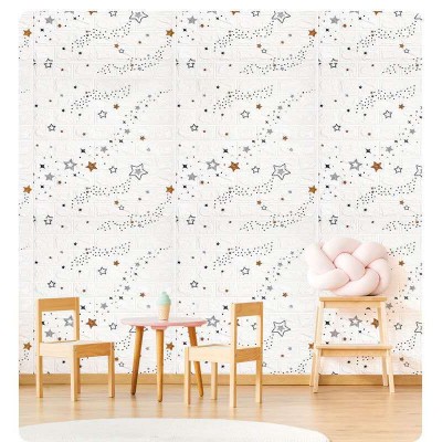 Decorative 3d Wall Panels Brick Textured Wall Papers For Interior And Exterior Wall Decor. Design Boards. Pack Of 100 Tiles